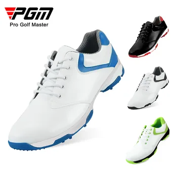 Водонепроницаемая обувь для гольфа PGM, Мужские Удобные кроссовки для гольфа, обувь для прогулок на открытом воздухе, Противоскользящие Спортивные кроссовки XZ051