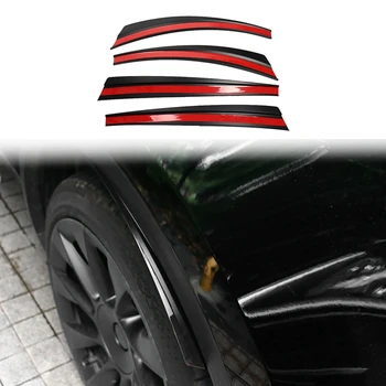 Брызговик для Бровей Переднего + Заднего Колеса Автомобиля, Брызговик для Брызговика Tesla Model Y 2021, Матово-Черный