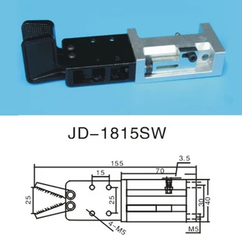 Приспособление для принадлежностей манипулятора Пневматический зажим для сопла JD-1815SW L-образный зажим