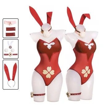 Игра Genshin impact Klee, костюмы для косплея, сексуальное платье для девочки-кролика, Хэллоуин, Comic Con, Карнавальная вечеринка, Фантазия, ролевая игра для женщин
