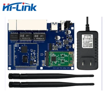 Hi-Link HLK-7621 Startkit с Модулем Wifi 7612E Модуль маршрутизатора GbE Gigabit Ethernet с Портом PCIE MT7621A Чипсет OpenWRT