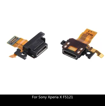 Порт USB для зарядки Оригинальный разъем док-станции Замена гибкого кабеля зарядного устройства для Sony Xperia X F5121