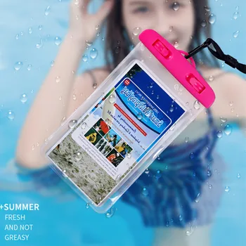 Прозрачный ПВХ для путешествий, летний пляжный телефон для плавания, водонепроницаемая сумка, аксессуары для путешествий, сумки для дайвинга