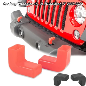 Чехлы на фаркоп переднего бампера для Jeep Wrangler JK, JL Gladiator JT 2007-2023