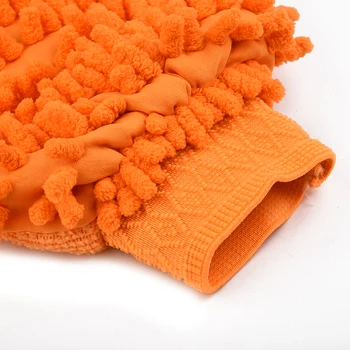 Односторонние перчатки из микрофибры, перчатки для автомойки, Стеклоочиститель, полотенце для чистки автомобиля, рукавица для автоматической мойки пыли, случайный цвет