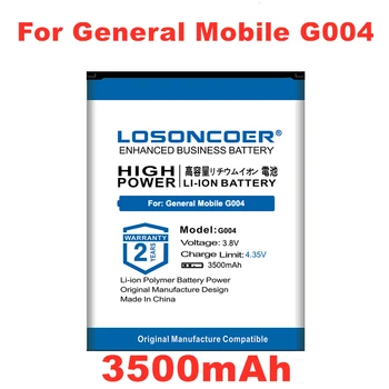 LOSONCOER 3500 мАч Аккумулятор G004 для General Discovery G004 GM6 G006 GM8 аккумулятор