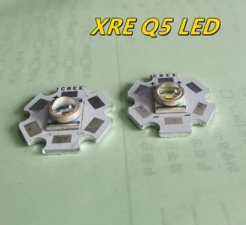 1ШТ XRE Q5 LED Q5 led Холодный нейтральный теплый белый Желтый 3 Вт светодиодный излучатель света, установленный на печатной плате 16 мм/20 мм