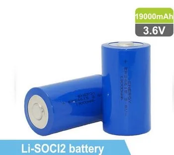 Бесплатная доставка 2 шт./лот 3,6 В ER34615 D 19000 мАч Неперезаряжаемая батарея D LiSOCl2 литиевая батарея D типа Intelligent water met