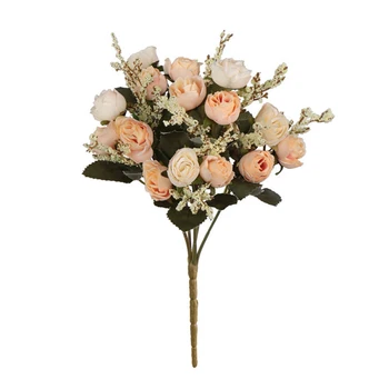 Имитация свадебного украшения, Реалистичные букеты из роз для украшения центральных частей свадьбы MAZI888