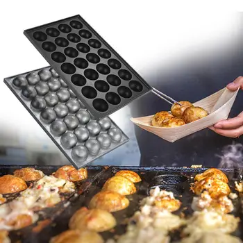 Антипригарная алюминиевая сковорода Takoyaki для приготовления шариков с осьминогом для домашней вечеринки