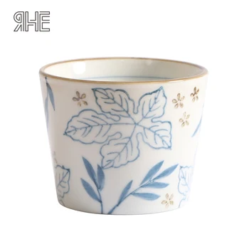 Керамическая чашка с ручной росписью, кружка для кухни ресторана в японском стиле, 200 мл, кофейные чашки для кухни, столовой, офиса