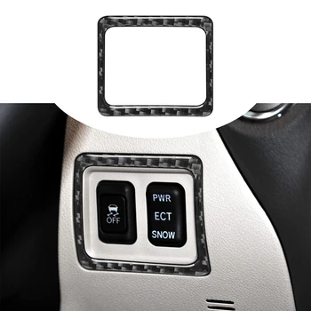 Для Lexus Is IS250 IS300 IS350C 2006-2012 Carbon Fiber Car TRC Switch Frame Panel Наклейка-наклейка Аксессуары