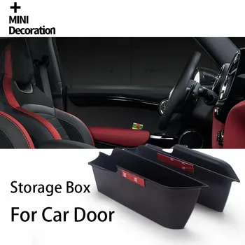 Коробка для хранения Mini Cooper F56 F55 для поддержки дверных ручек автомобиля Спереди и сзади, телефона, ключей, органайзера для сидений, автомобильных аксессуаров