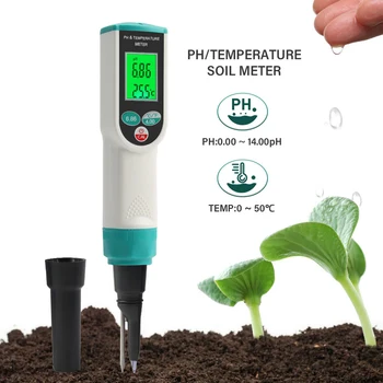 Устройство для измерения значения PH почвы 2 В 1, Температуры окружающей среды, PH-метр, Тестер Почвы Для Комнатных Растений, Садовые Инструменты Для Выращивания растений