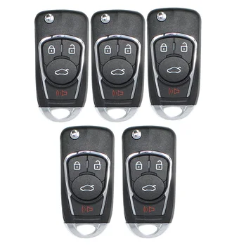 5 шт./лот KEYDIY NB22-4 Универсальный автомобильный ключ с дистанционным управлением на 4 кнопки для KD900/-X2 MINI/-MAX для /