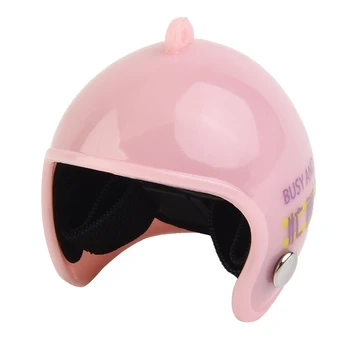 Шлем с пропеллером для езды на ветрозащитном автомобиле мотоцикле Милый шлем с пропеллером Розовая свинья для автомобиля мотоцикла Автомобильные аксессуары