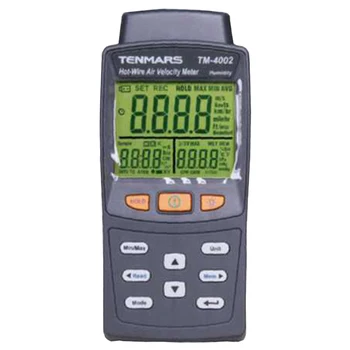 Tenmars TM-4002 Термоанемометр, Расходомер воздуха с диапазоном измерения 0,01 40 м/с