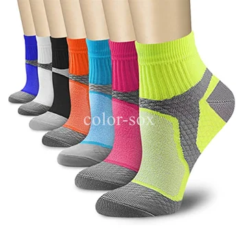 Компрессионные носки для ног с защитой от усталости, поддержка лодыжек для бега, баскетбольные спортивные носки для бега, мужские носки-бандажи для лодыжек