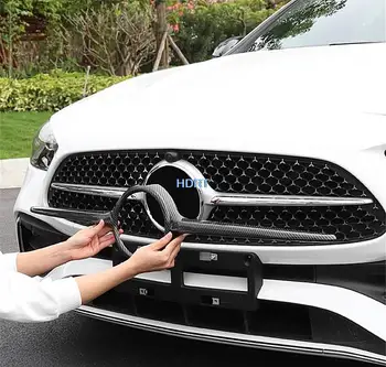 Для Mercedes-Benz C Class 2022 + Sport Edition Аксессуары для стайлинга автомобилей Передняя Центральная сетчатая решетка Радиатора, Накладка на раму Гриля