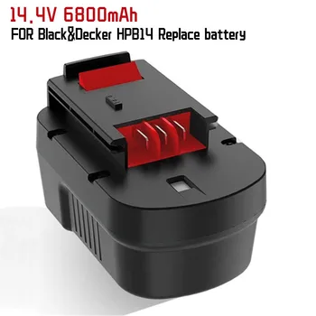 Verbesserte zu 6800mAh HPB14 Ersatz für Schwarz und Decker 14,4 V Batterie  Batterie FSB14 A14 BD1444L HPD14K-2 CP14KB HP146F2