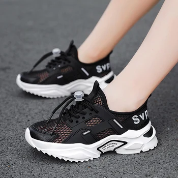 Damyuan/ Дышащая детская обувь больших размеров, модные удобные кроссовки, легкие повседневные сандалии, нескользящие кроссовки для мальчиков.