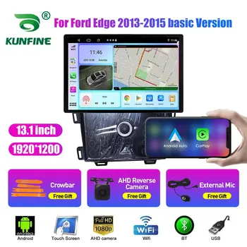 13,1-дюймовое автомобильное радио для Ford Edge 2013 2014 2015 Автомобильный DVD GPS Навигация Стерео Carplay 2 Din Центральный мультимедийный Android Auto