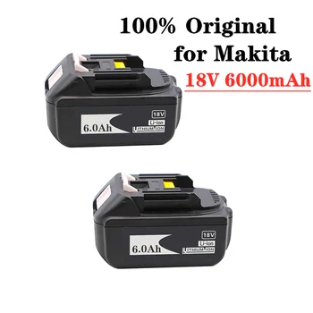 Aokaidikui 00% BL1860 Аккумуляторная Батарея 18V3000mAh 6000mAh литий-ионная для Makita 18v Аккумулятор BL1850 BL1830 BL1860B LXT 400