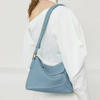 Высококачественные кошельки и сумки элитного бренда, дизайнерская коровья кожа, однотонные сумки через плечо для женщин, сумка подмышками, Lady Trend