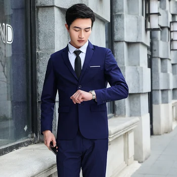 2023Boutique, новый элегантный тонкий джентльменский модный пиджак, деловое британское вечернее платье, корейская версия мужского пиджака
