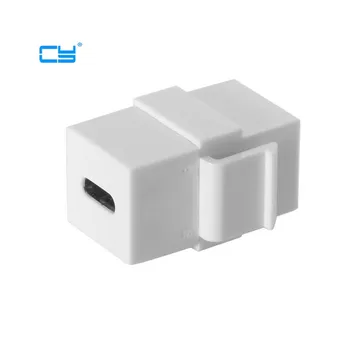 1 шт адаптер USB-C Type-C, удлинитель Keystone Jack для настенной панели