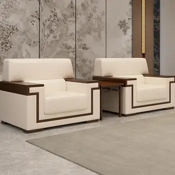 Минималистичный Кожаный диван-Подушки Для украшения Дешевого Дивана для гостиной Современный Белый Пол Fauteuil Салон Мебели для гостиной TY100YH