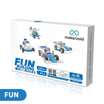 MXW Fun Building Blocks Robots, наборы роботов, управляемых приложением, Развивающие наборы игрушек Stem Building Blocks Игрушки для мальчиков и девочек