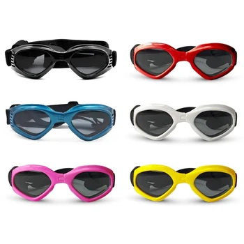 Забавные складные солнцезащитные очки для кошек, Летняя вечеринка, Солнцезащитные очки для маленьких собак, Аксессуары для домашних животных, Аксессуары для плавания 69HF