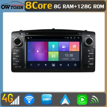 8G + 128G Android 11 Автомобильный DVD Головное Устройство GPS Радио Для Toyota Corolla E120 BYD F3 2003-2008 Авторадио Bluetooth 5,0 Голосовое Управление