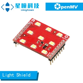 SingTown OpenMV Light Shield С оригинальным освещением PWM Регулировка яркости Стабилизированный рассеянный свет Применяется к OpenMV4 3 Cam H7 Plus M7