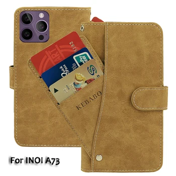 Винтажный кожаный бумажник INOI A73 Case 6,5 