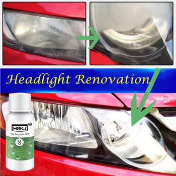 Ремонт стекол автомойки HGKJ-8-20ML комплект для ремонта полировки автомобиля средство для ремонта фар ярко-белая лампа для ремонта фар трансформация