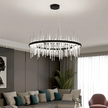 Светодиодный подвесной светильник в скандинавском стиле, креативные постмодернистские подвесные светильники для столовой, гостиной, спальни, вестибюля, домашнего декора
