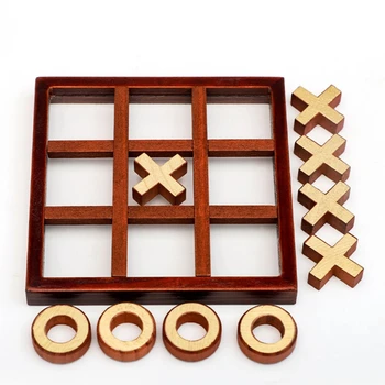  Игра в крестики–нолики для игры с друзьями и семьей - маленький, портативный, упаковываемый классический набор инструментов для настольной игры